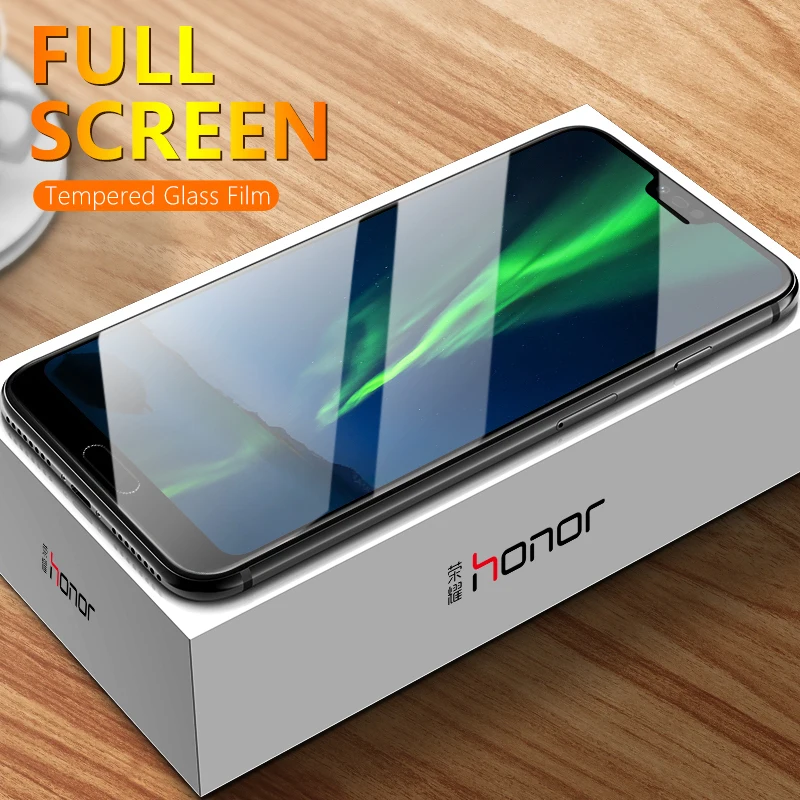 Полное покрытие Защитное стекло для huawei Honor 9 Lite защита экрана закаленное 10 8 8X