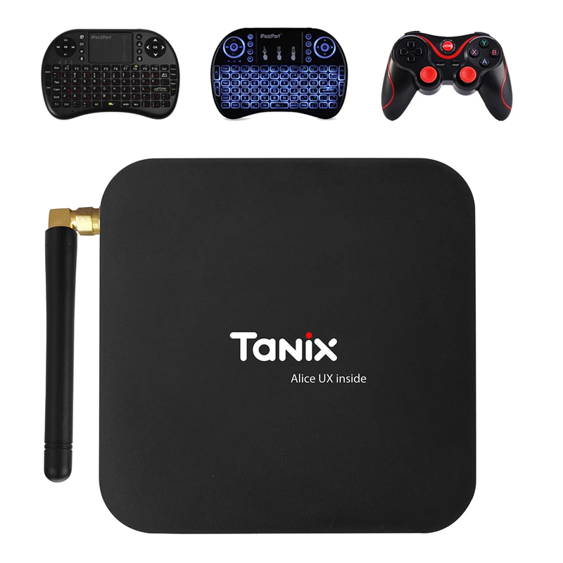 ТВ приставка Tanix TX6 Allwinner H6 4 ГБ DDR3 32 Гб EMMC 2 ГГц 5 WiFi BT4.1 поддержка 4K H.265 Bluetooth 0 WIFI Android 7