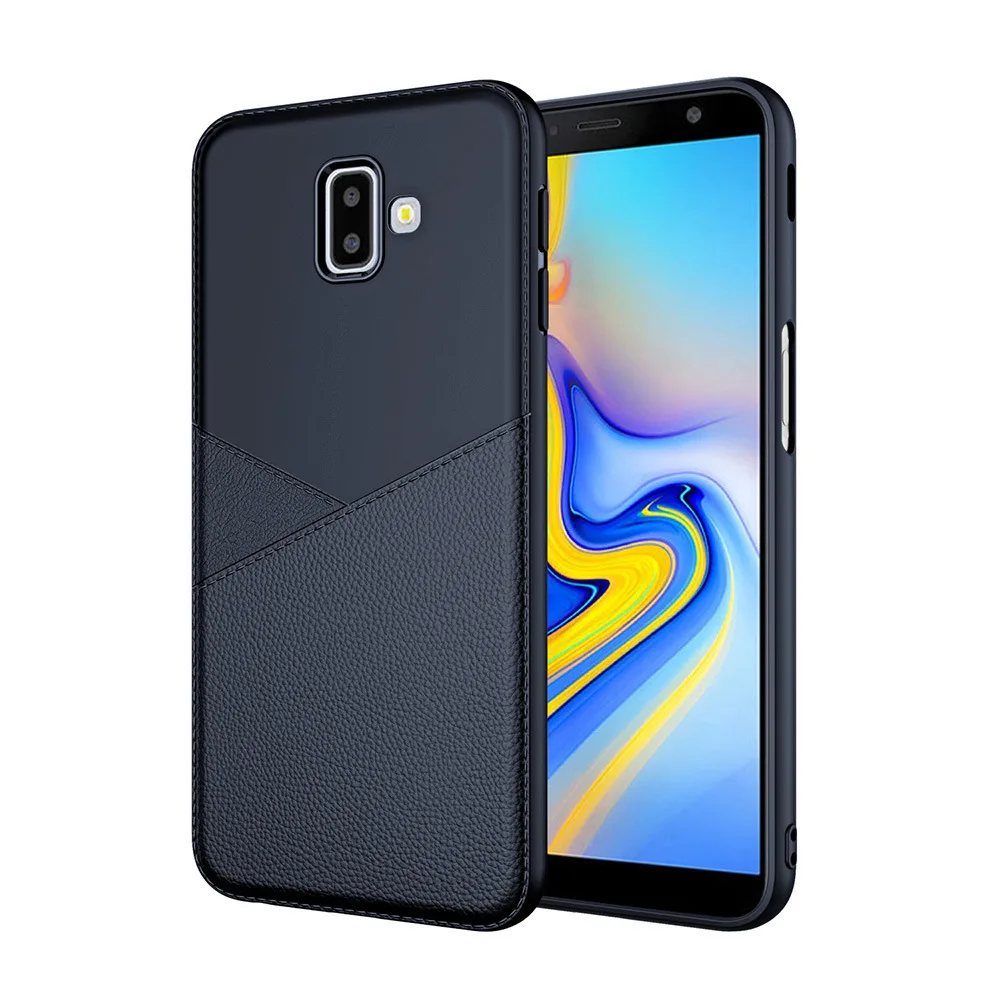 Имитация кожи защитный чехол для samsung Galaxy J3 J4 J5 J6 J7 телефона S10 Lite Plus из мягкого ТПУ