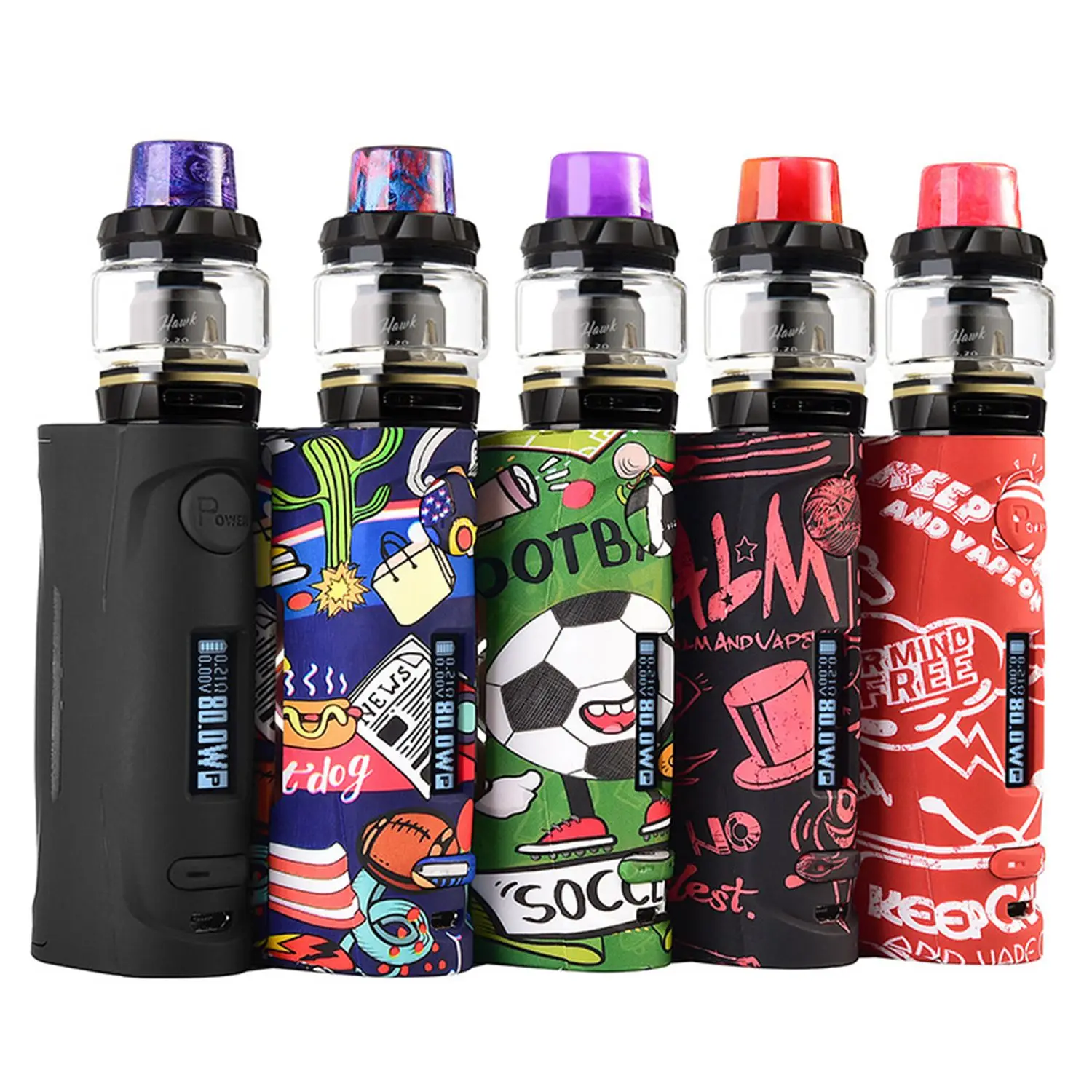 Электронная сигарета Vapor Storm Пума электронная 80 Вт переменная мощность Tc Vape Mod 510