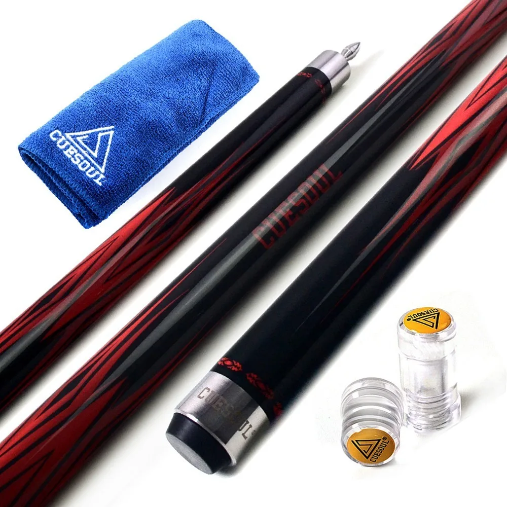 Cueshoul SOOCOO серия 58 &quot19 унций 11 5/12 75 мм Cue Tip клен снукер бассейн Stick набор с