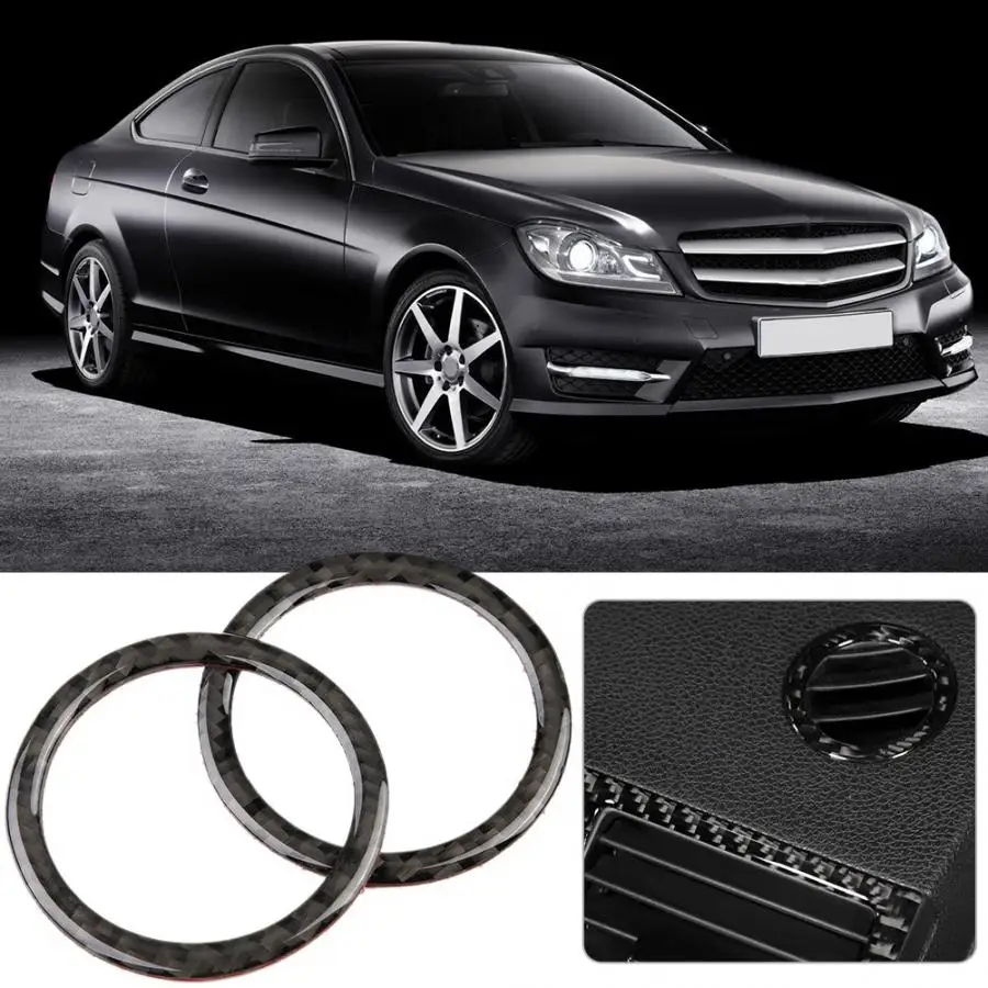 2 шт. декоративное кольцо для вентиляционной решетки Mercedes Benz C Class W204 05 12|Лепнина