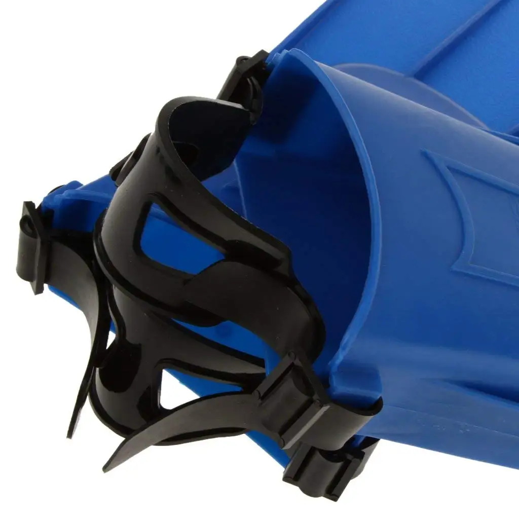 Детская и взрослая Регулируемый ласты для плавания дайвинга синие голубые M: 30