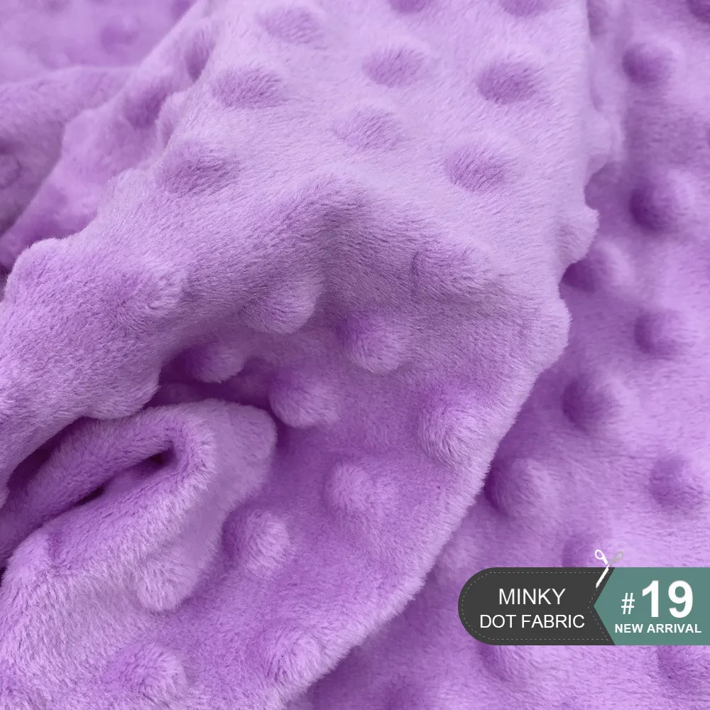 6 шт./лот оптовая продажа Высококачественная мягкая плюшевая ткань Minky из