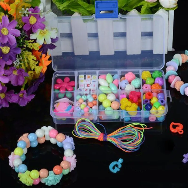 Diy Детский Браслет головоломка геометрические бусины игрушки для девочек Amblyopia