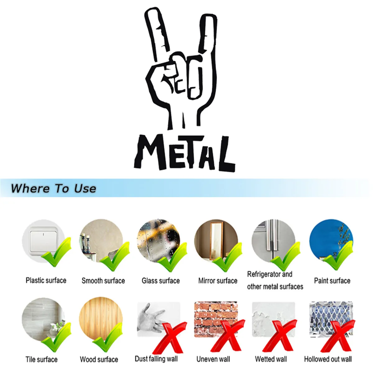 Тяжелая металлическая наклейка виниловая электрическая бас гитара Рок