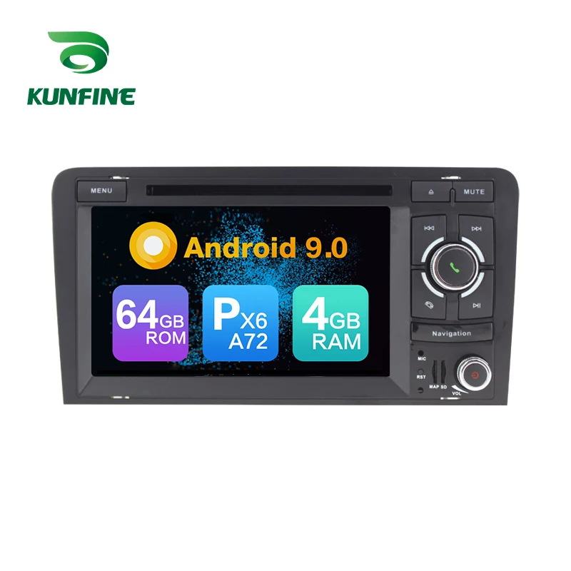

Автомагнитола для Audi A3 9,0-2003, Android 2013 Core PX6 A72, 4 Гб ОЗУ, 64 Гб ПЗУ, DVD, GPS, мультимедийный плеер