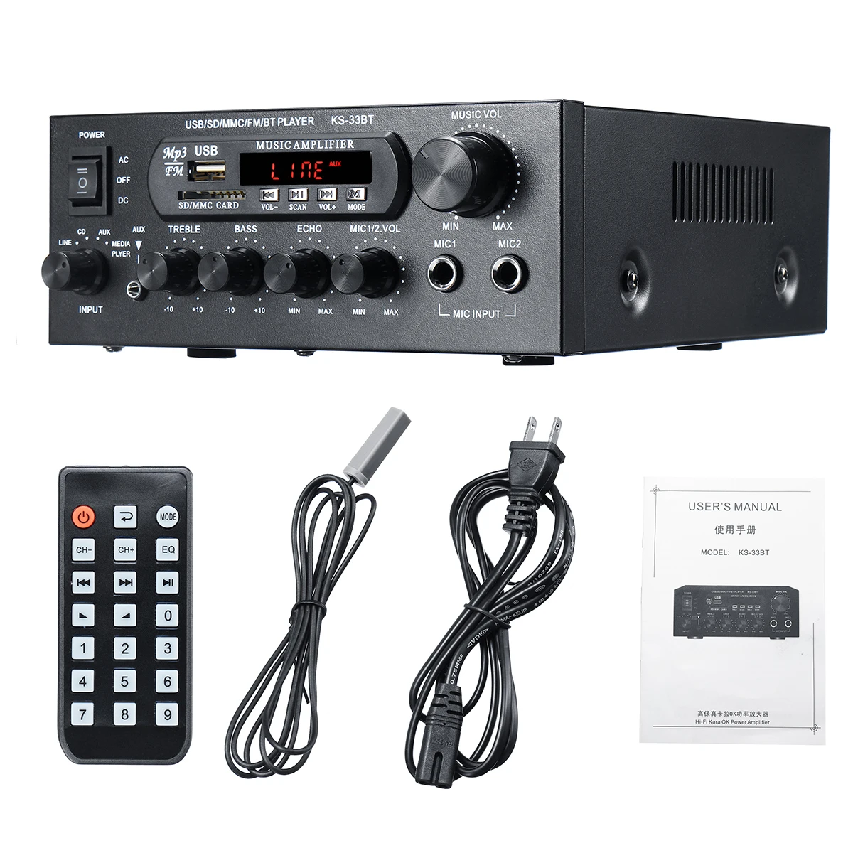 2CH 1200W домашние усилители аудио Hifi бас усилитель мощности домашний кинотеатр для