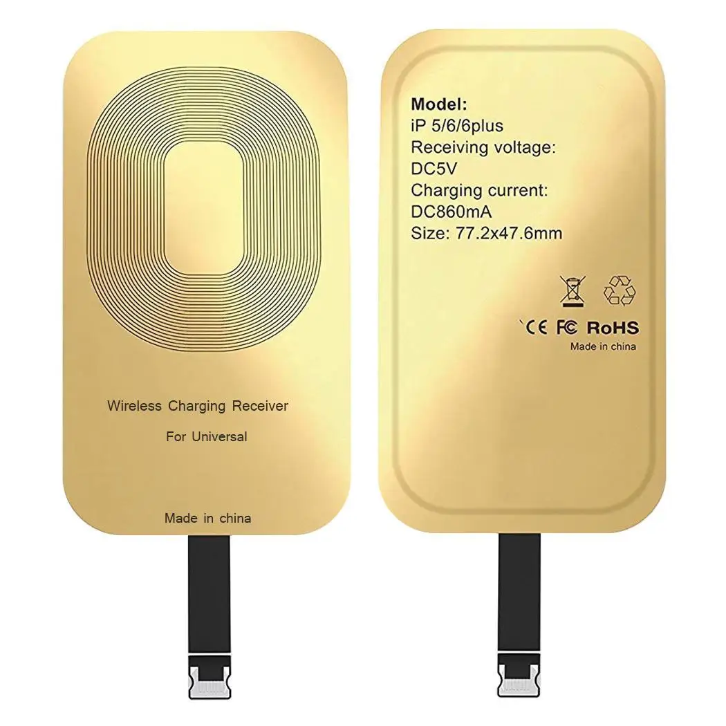 Универсальный Quick Charge Беспроводное зарядное устройство 5 в приемник для Android Micro USB