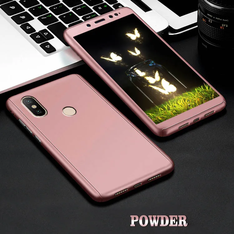 360 Full Cover Case On For Vivo Y95 Y91 Y91i V1807 Y 95 91 i VivoY91 VivoY95 With Tempered Glass |