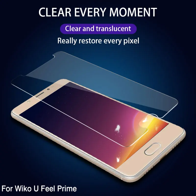 Закаленное стекло для Wiko U Feel Fab Prime Защитная пленка экрана Ridge 4G Противоударная