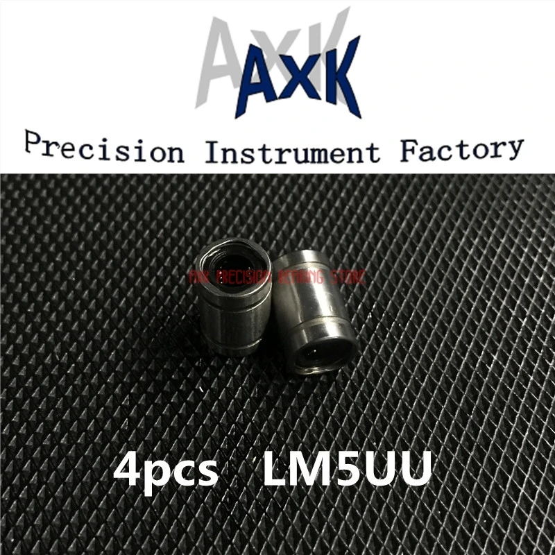 Линейная направляющая AXK Cnc Router Parts 4 шт./лот Lm5uu 5 мм * 10 15 линейная
