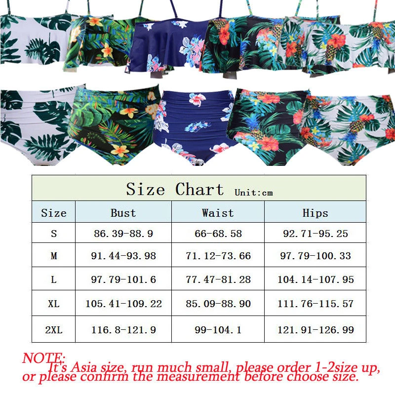Сексуальный женский купальник с подкладкой комплект бикини Цветочный высокой