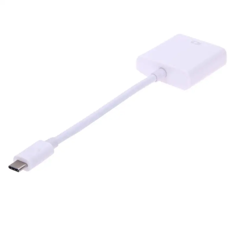 Портативный адаптер типа C USB 3 1 папа DVI 1080P для ноутбука мобильного