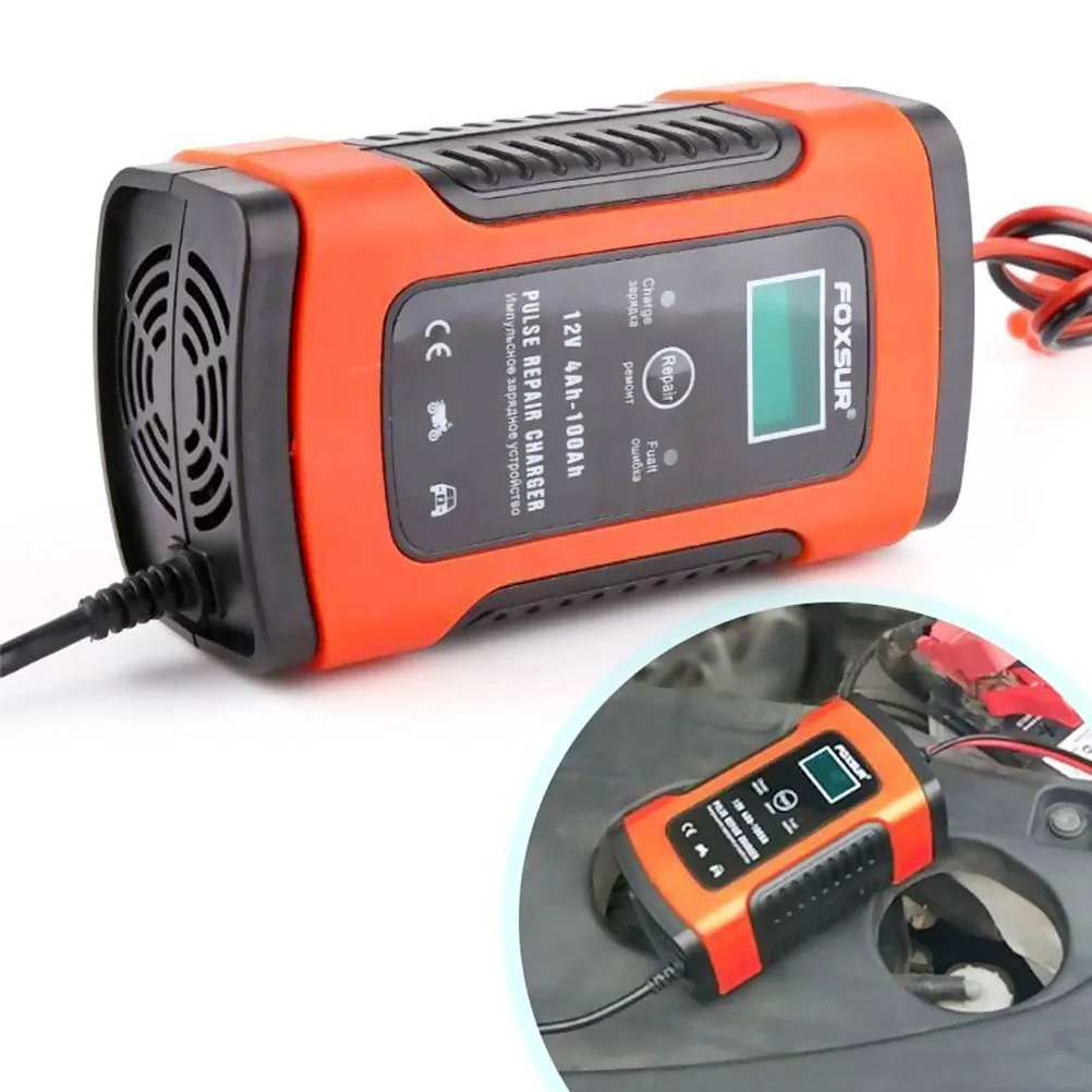 12 В автоматическое интеллектуальное импульсное Ремонтное зарядное устройство с