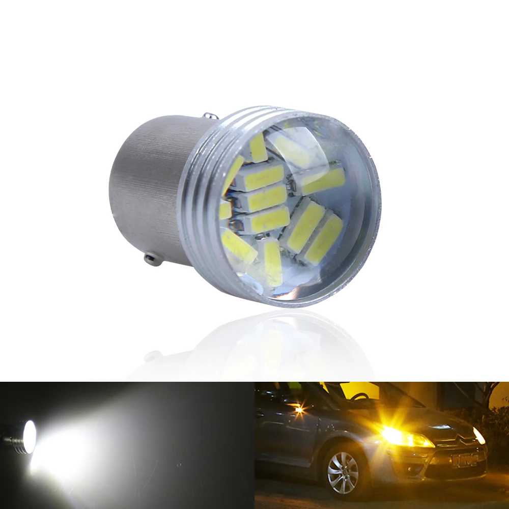 Автомобильный 1156 15 светодиодный 4014 SMD светильник обратная парковочная лампа 12 В