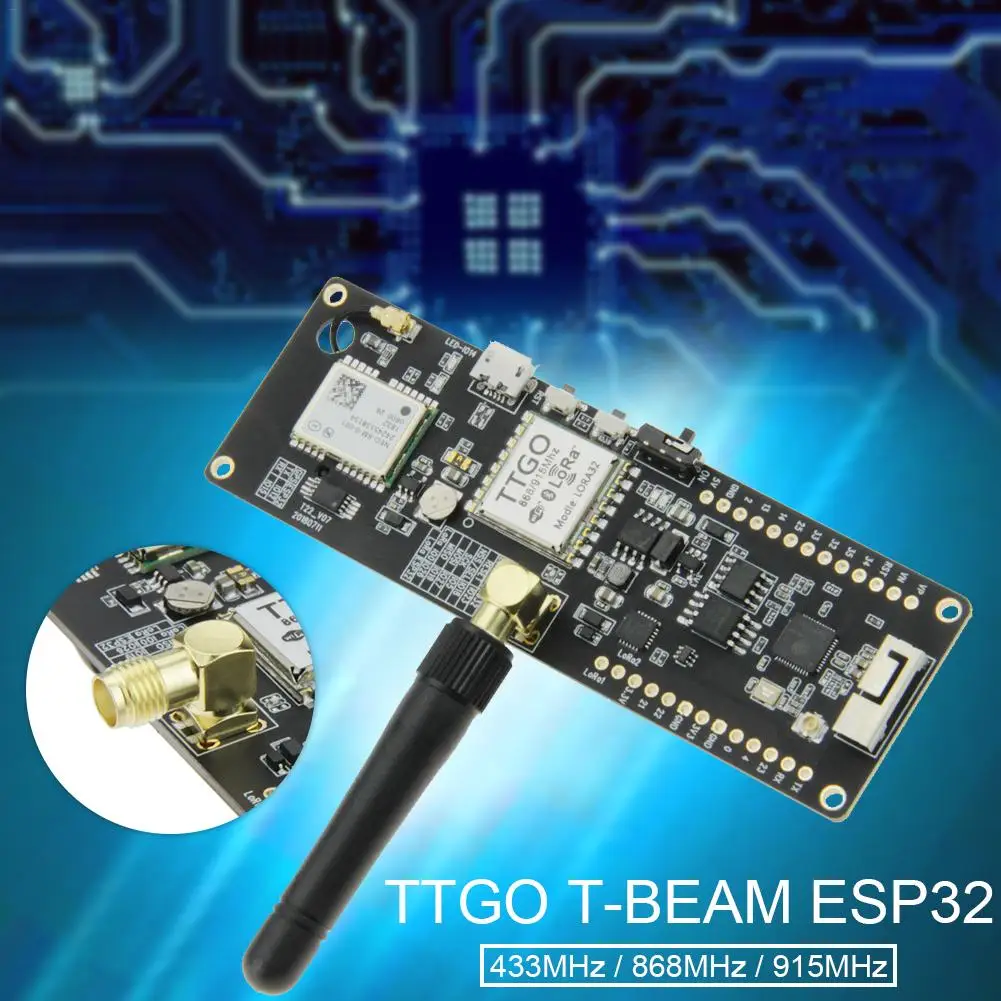 TTGO T Beam ESP32 433 868 915 МГц WiFi беспроводной bluetooth модуль gps NEO 6M SMA LORA 32 18650 Держатель