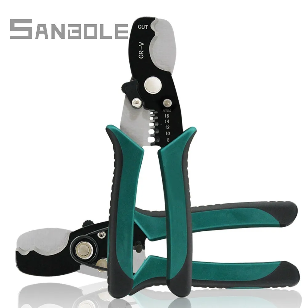 8 inch Stripping pliers Hardware tools multi-function Cable stripping Electrical stripper Manual Croppers Snips Clippers | Инструменты