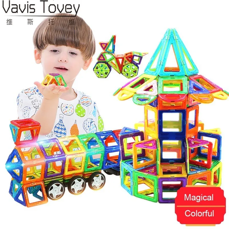 Kacuu большая магнитная конструкция игрушка магнит модель здания и развивающие