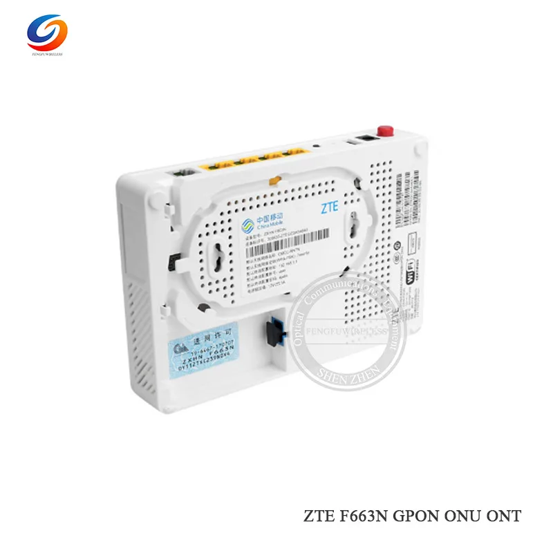 2019 самая популярная оригинальная прошивка на английском языке ZTE F663N ONT 3FE + 1GE 1Tel USB