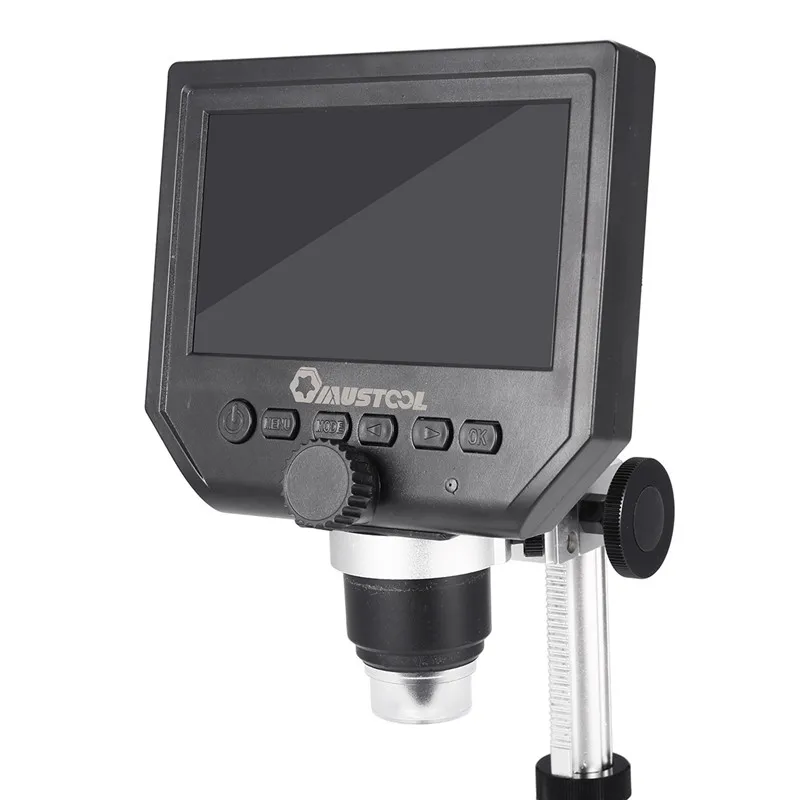 Mustool G600 цифровой 1 600X 3.6MP 4 3 дюймов HD ЖК дисплей микроскоп непрерывная Лупа с
