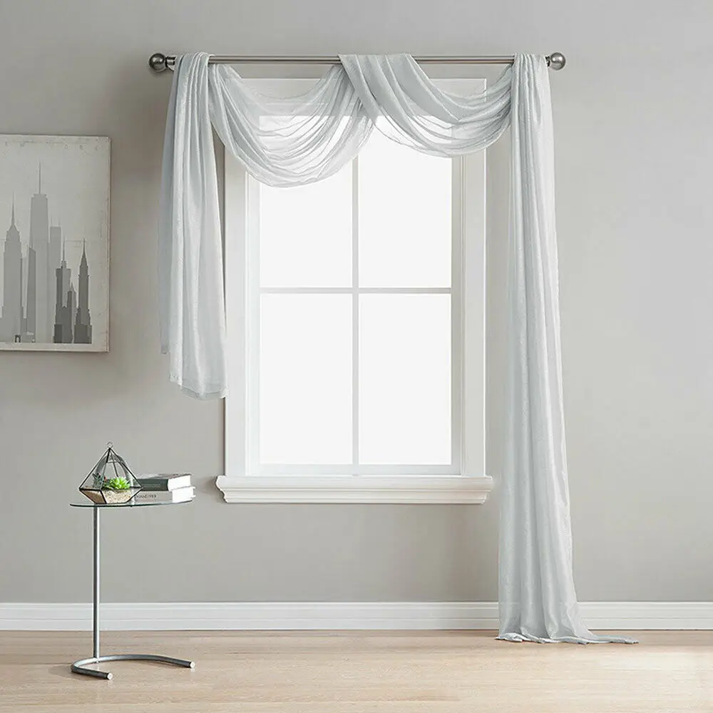 Home Textile Window Pastoral String Curtains Patio Net Fringe for Door Fly Screen Windows Divider Cut To DIY Size | Дом и сад