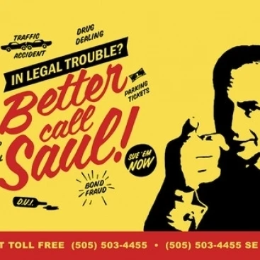 Лучше звоните Сол легальный беда ламинированный плакат (36x24)|Таблички и знаки| |