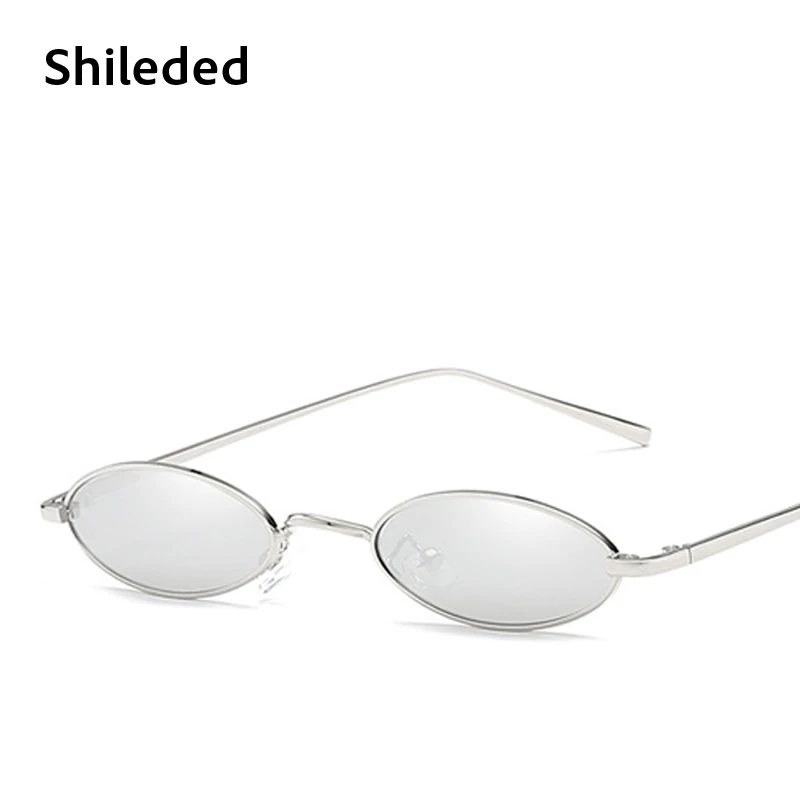 Women Ocean Color Lens Sungalsses Shileded Small Oval Ladies UV400 Brand Design For Party Trip Depp Lemtosh Style | Аксессуары для