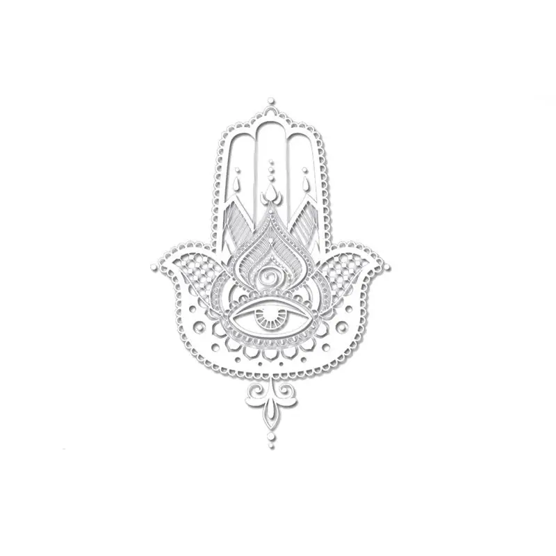 Настенные наклейки Fatima Hamsa для домашнего декора виниловые йоги индийского Будда