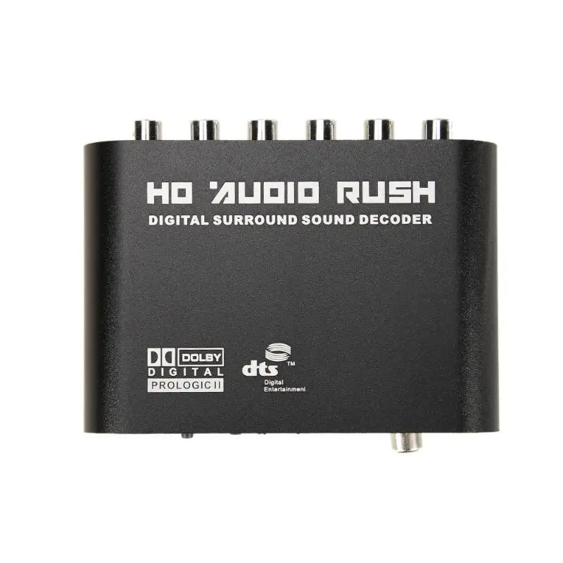 5 1 CH аудио декодер SPDIF коаксиальный к RCA DTS AC3 цифровой усилитель аналоговый