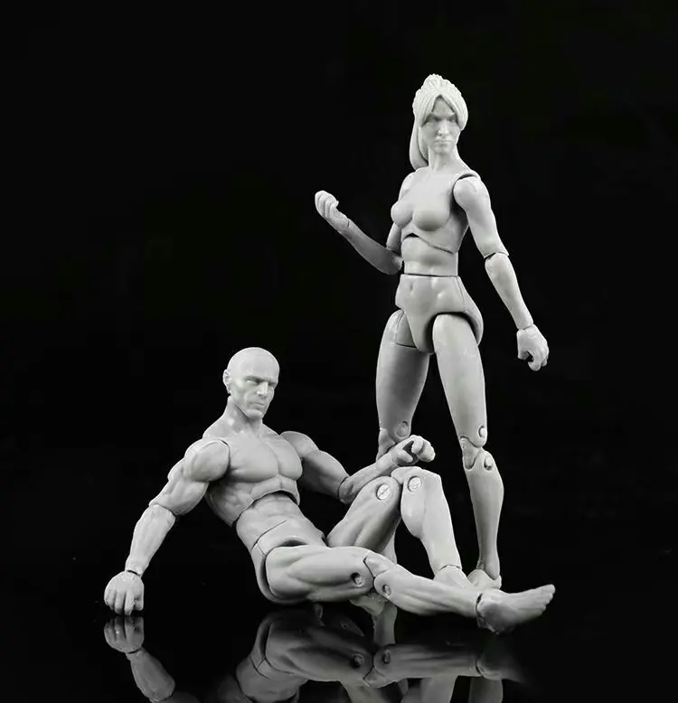 2019 New SHFiguarts BODY KUN / CHAN Bodykun Bodychun Ver. PVC Action Figure Collectible Model Toy Painting DIY Tool 11CM | Игрушки и