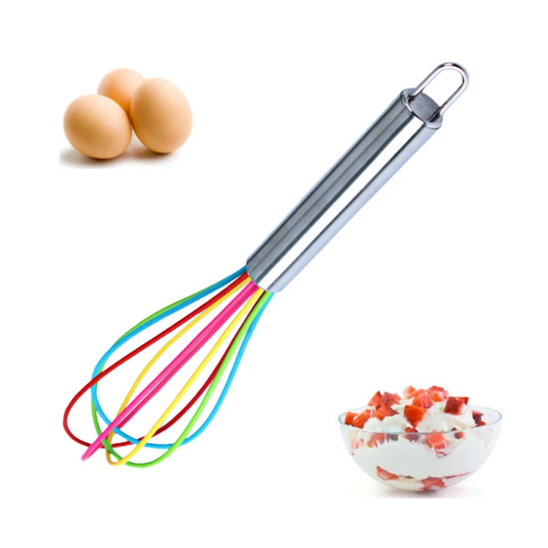 Новинка 2019 Миксер с венчиком для напитков яйцо Beater силиконовые яйца Beaters кухонные