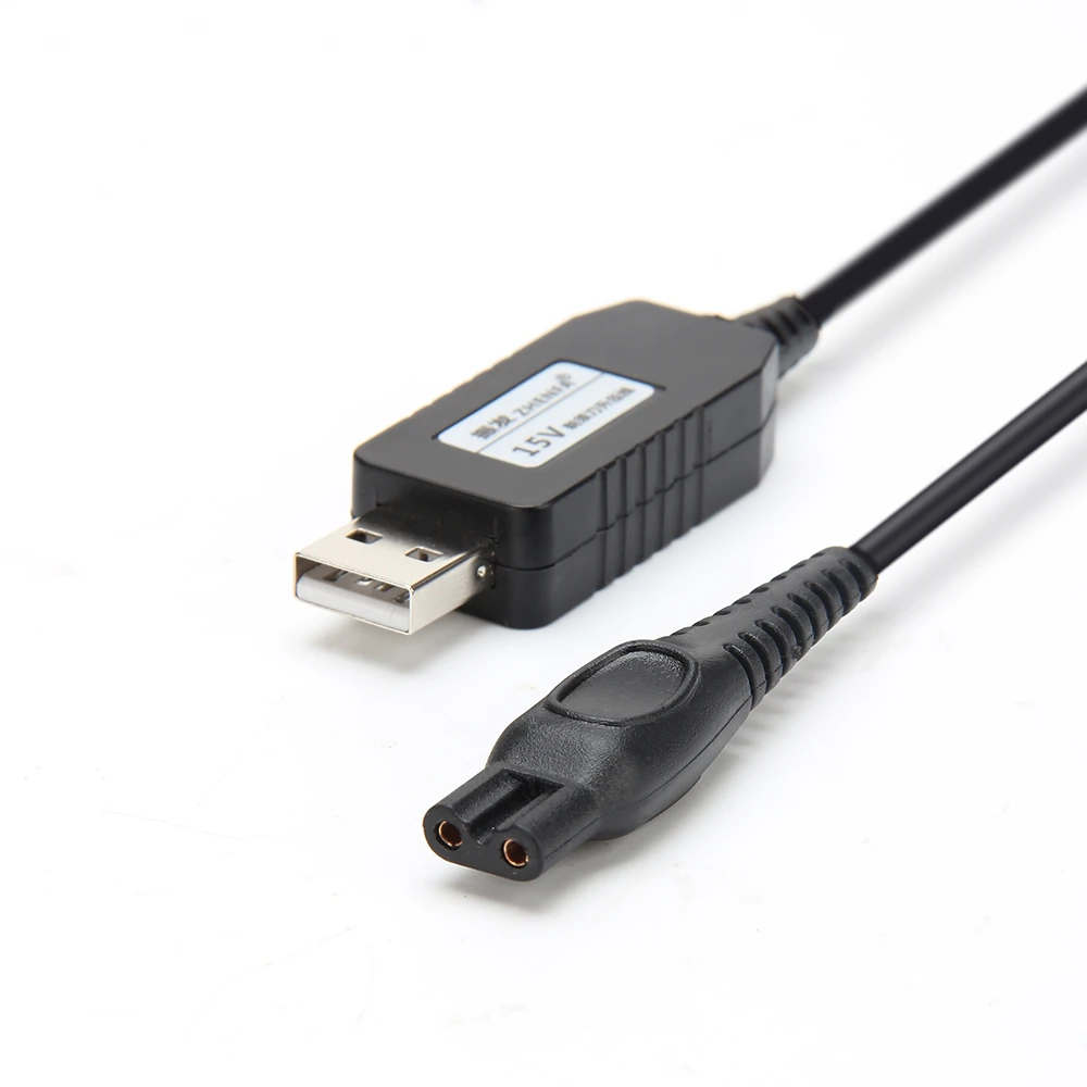 USB-кабель для бритвы 15 в 5 4 Вт вместо штепсельной вилки европейского стандарта
