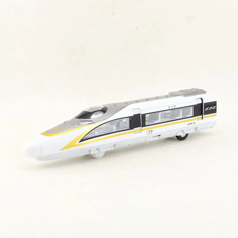 

Diecast Toy Subway Car/CR Renais China Railway High-Speed Train/Pull Back/Sound & Light/Educational Collection/Gift For Kid