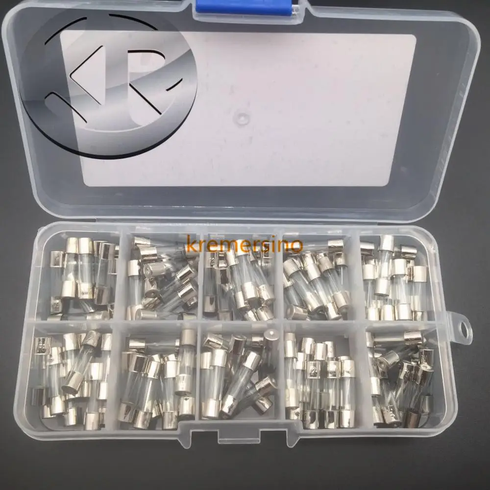 Quick Break Glass Tube Fuse Set with Plastic Box 0.5A 1A 2A 3A 5A 8A 10A 15A 20A | Автомобили и мотоциклы