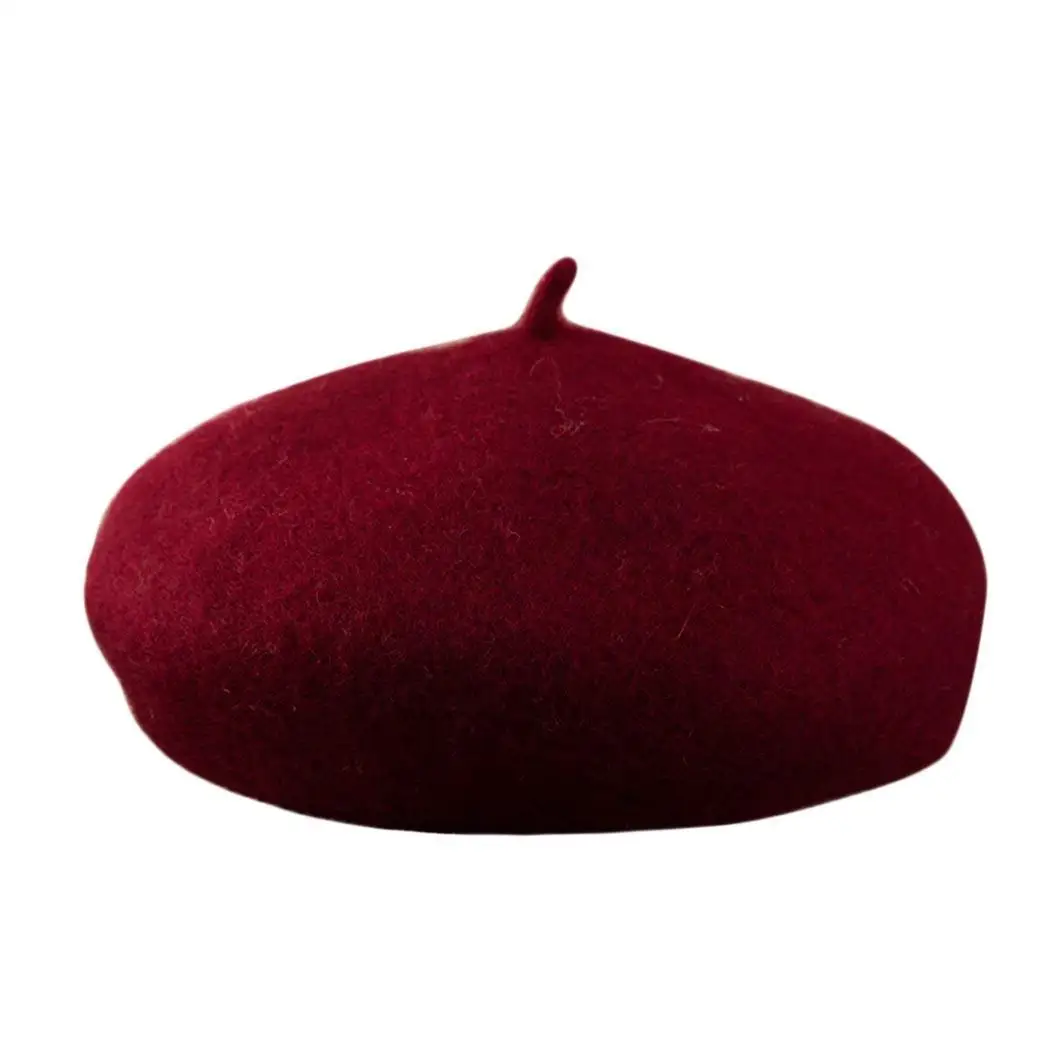Для женщин Зима Повседневное Твердые берет шапка бини кепки уличная весна осень