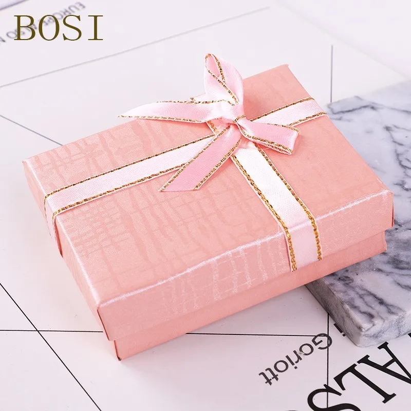 Кольцо для серег Box Engage Ment серое ожерелье с бантом квадратный органайзер