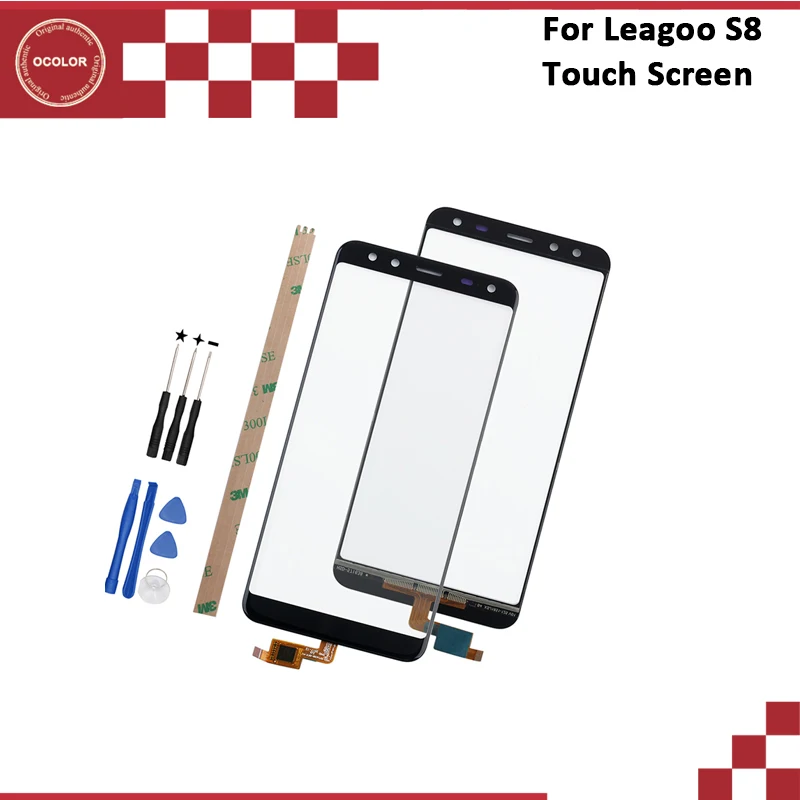 Ocolor для Leagoo S8 Сенсорный экран дигитайзер передней Стекло сенсорный Панель Сенсор