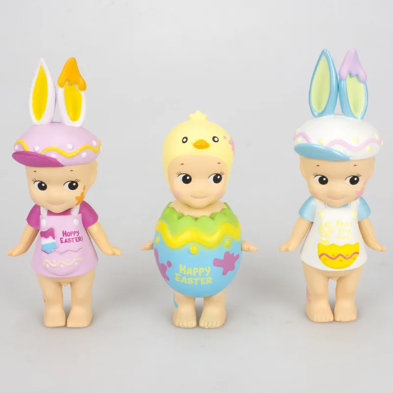 6 шт. Sonny Angel Мини Набор фигурок happy easter серия 2018 Kewpie Детские куклы милые игрушки