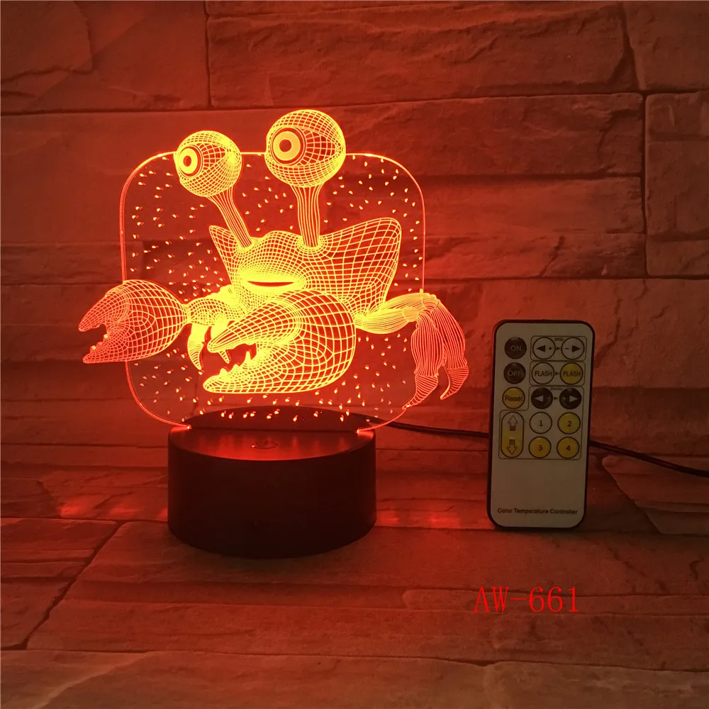 3D USB детский прикроватный светодиодный светильник для сна креативные ночные