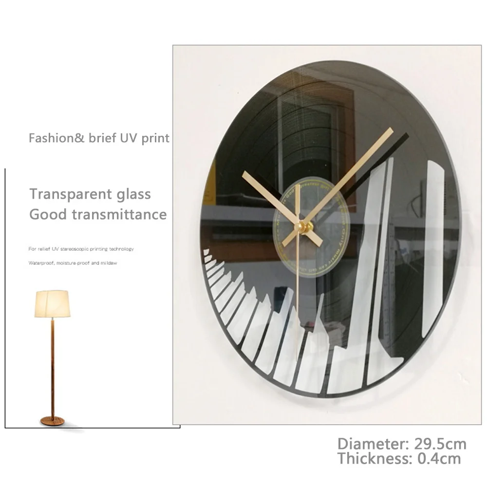 Парикмахерские часы стеклянные цифровые настенные современный дизайн бесшумные