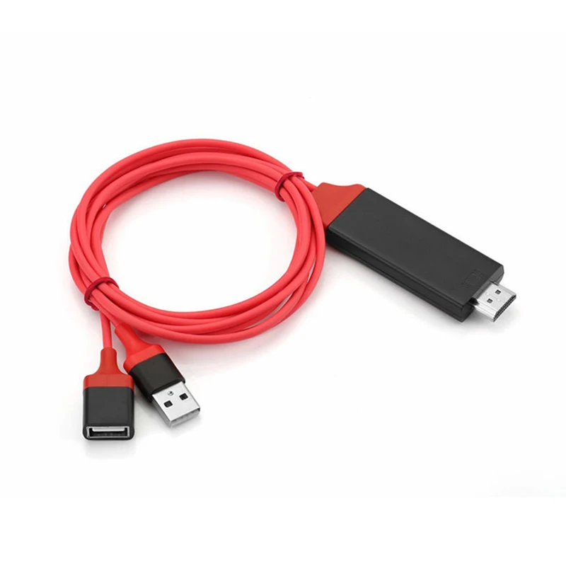 HDMI кабель USB 2 0 1080P HDTV Цифровой AV адаптер для мужчин и женщин HD видео конвертер Код