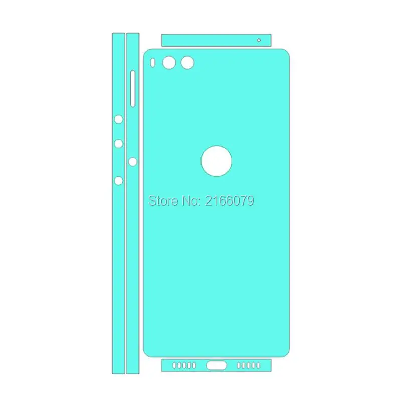 For Smartisan Nut 3 Nut3 / U3 5.99" Full Cover Body Back Brushed Metal Decal Skin Phone Protective Film Wire Drawing Sticker |