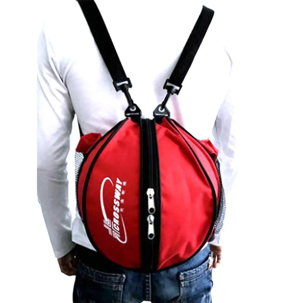 Прочная практичная износостойкая баскетбольная сумка для хранения мяч с двумя 22