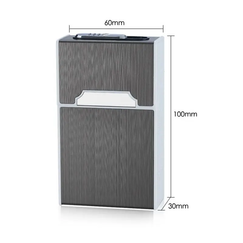 Может вместить 20 палочек сигарета USB зарядка прикуриватель интегрированный