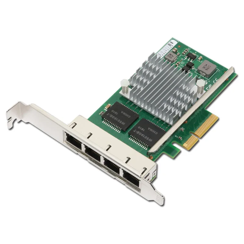 Winyao WYI350 T4V2 PCI E X4 RJ45 Qual Port сервер Gigabit Ethernet 10/100/1000 Мбит/с сетевой интерфейс карта для