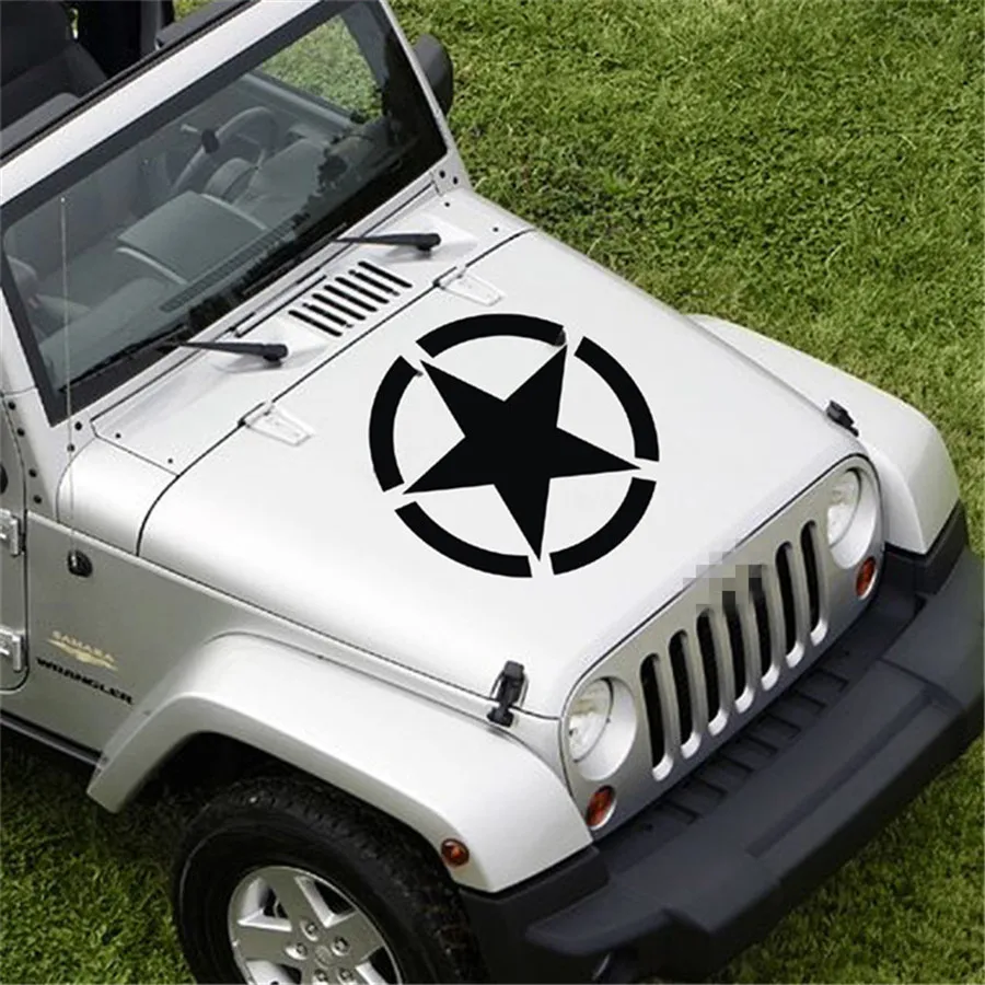 Black Vinyl Film Soldier Brothers Army Style Car Sticker For JEEP SUV | Автомобили и мотоциклы