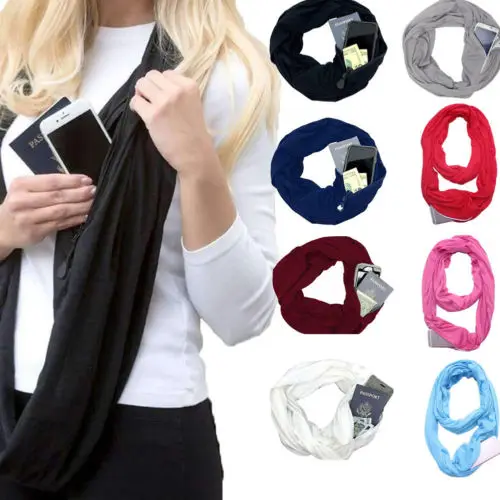 Женский шарф Infinity легкий круглый полупрозрачная шаль с принтом |