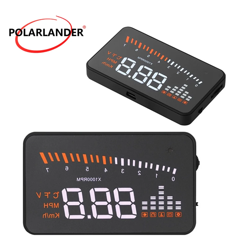 Car detector New OBD2 HUD car styling alarm system Projector 5.5 Inch Comprehensive Display Head Up | Автомобили и мотоциклы