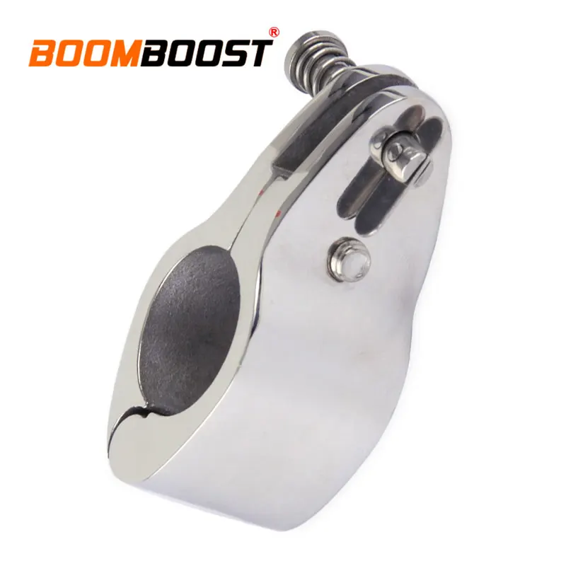 

1Pc Hardware Bimini 316 Stainless Steel 1" Jaw Slide For Boat Marine Yacht Silver Silver Hinged Fittings Tube Clip Pipe Clamp